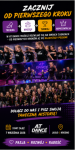 Rozwój tancerzy AT DANCE od pierwszych zajęć do występów, turniejów i reprezentacji