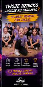 Pierwsze zajęcia taneczne dla dzieci w AT DANCE Jasło i Krosno