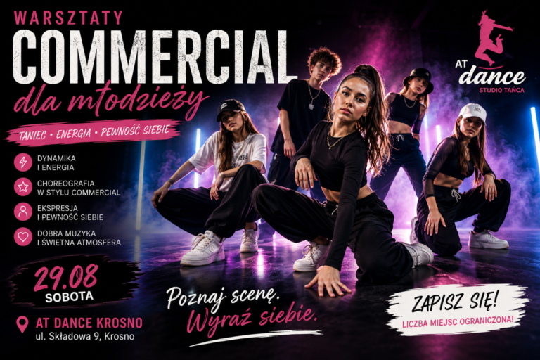 Warsztaty Commercial dla młodzieży w Krośnie 29 sierpnia